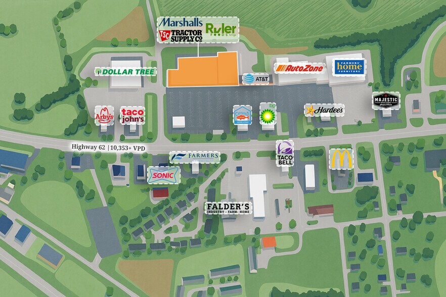 More Photos Of 500 US Highway 62 W, Princeton Freestanding For Sale