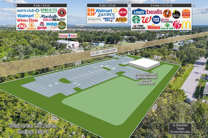 More Photos Of 11218 US 301, Riverview Land For Sale