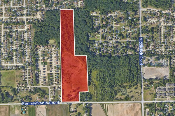 Primary Photo Of 27.65 Acres, Pennsylvania Road, Romulus Land For Sale