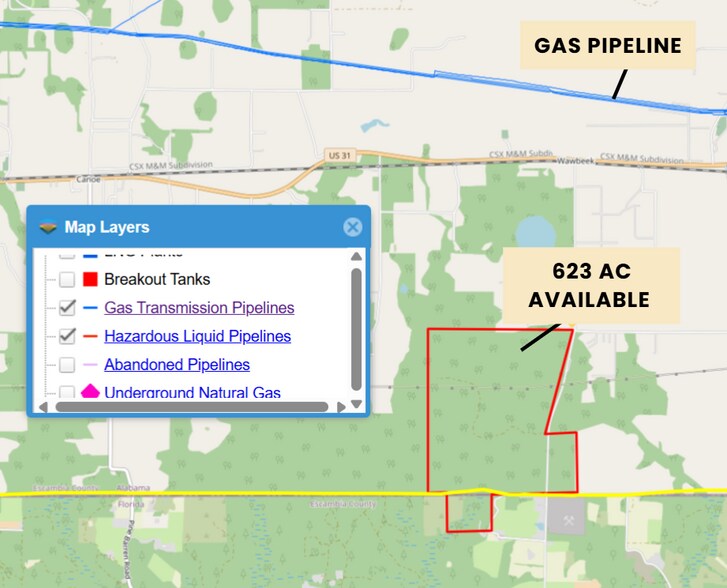 More Photos Of Sam Jones rd, Atmore Land For Sale