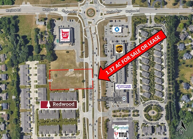 Primary Photo Of Baldwin & Maybee, Lake Orion Land For Lease