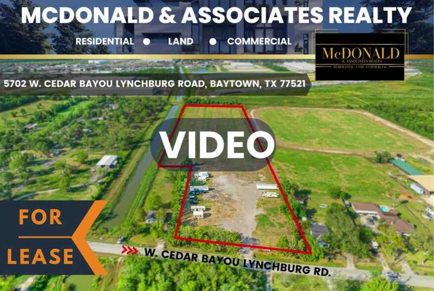 Primary Photo Of 5702 W Cedar Bayou Lynchburg Rd, Baytown Land For Lease