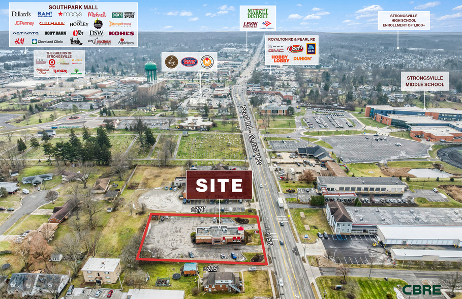 More Photos Of 12827 Pearl Rd, Strongsville Fast Food For Lease
