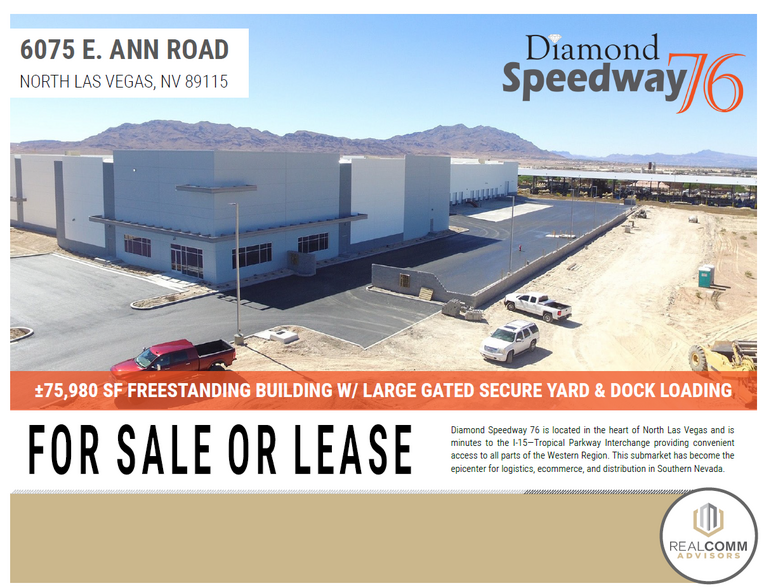 Primary Photo Of 6075 E Ann Rd, Las Vegas Warehouse For Lease