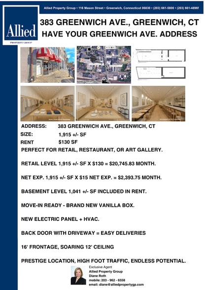 More Photos Of 383 Greenwich Ave, Greenwich Apartments For Lease