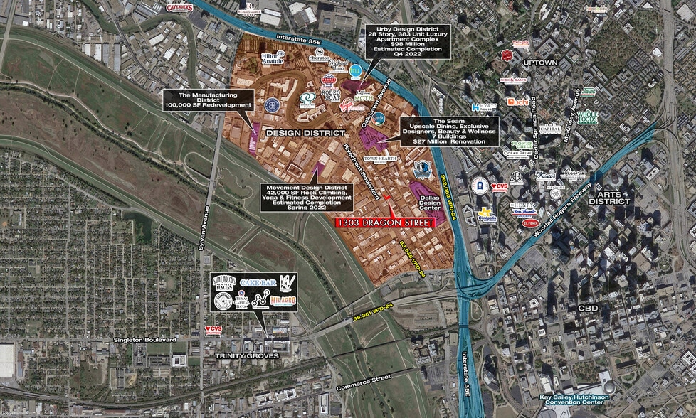 More Photos Of 1303 Dragon St, Dallas Storefront Retail Residential For Sale