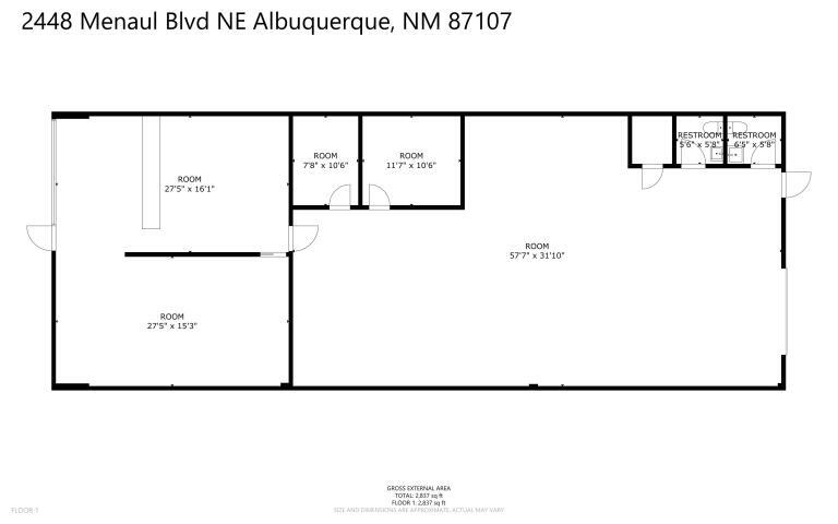 More Photos Of 2400-2452 Menaul Blvd, Albuquerque Showroom For Lease