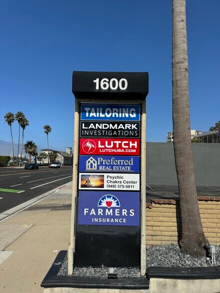 More Photos Of 1600 W Coast Hwy, Newport Beach Unknown For Lease
