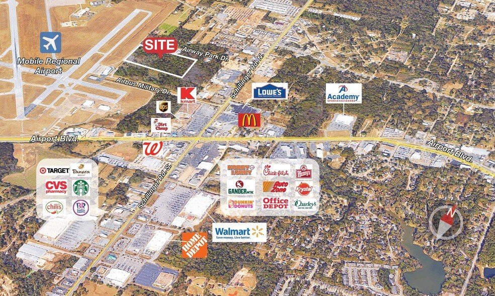 More Photos Of Airway Park Dr, Mobile Land For Sale