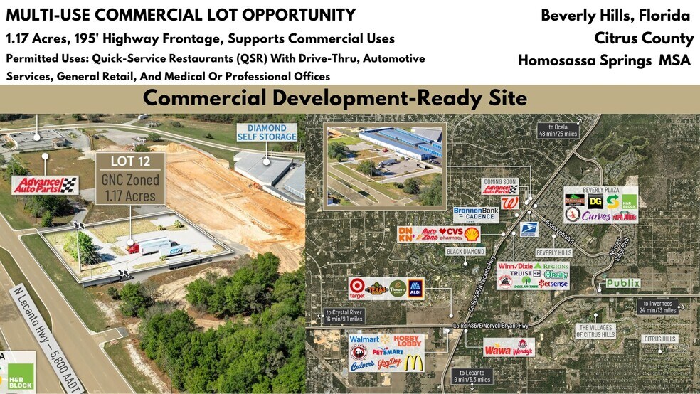 Primary Photo Of 4154 Lecanto Highway, Beverly Hills Land For Sale