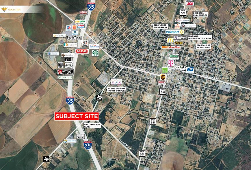 More Photos Of IH-35 & FM 1581, Pearsall Land For Sale
