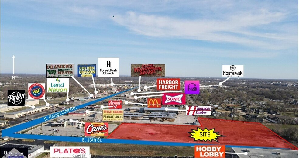 More Photos Of 1229 S Range Line Rd, Joplin Land For Sale