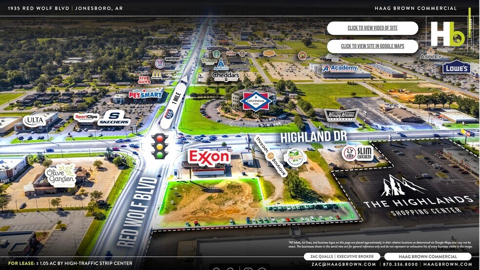 More Photos Of 1935 Red Wolf Blvd, Jonesboro Land For Lease
