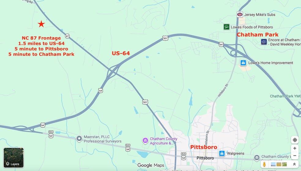 More Photos Of 0 Major Lee Rd, Pittsboro Land For Sale