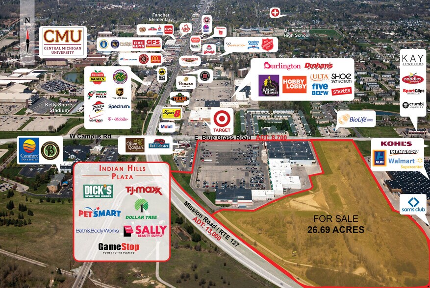 More Photos Of 4208 E Blue Grass Rd, Mount Pleasant Unknown For Lease