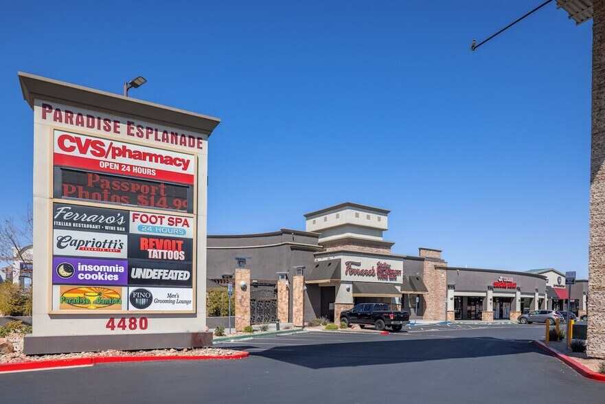 More Photos Of 4480 Paradise Rd, Las Vegas Storefront For Lease