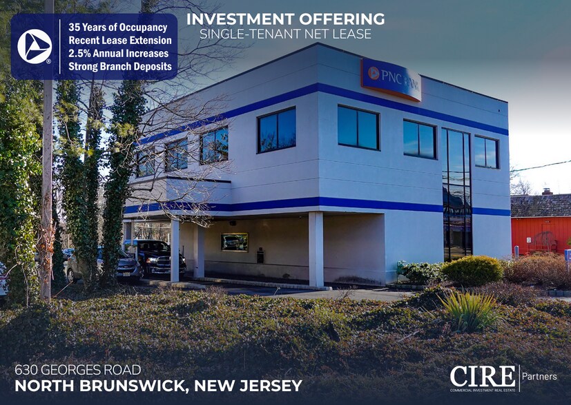 Primary Photo Of 630 Georges Rd, North Brunswick Bank For Sale