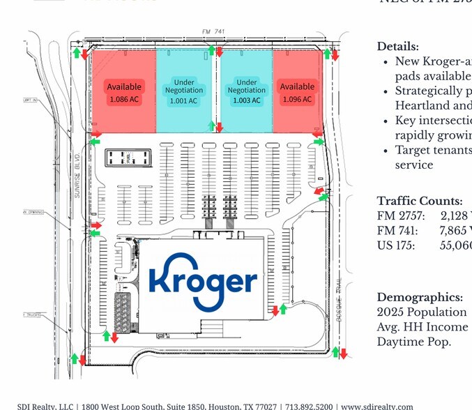 More Photos Of NEC of FM 2757 & FM 741, Crandall Land For Lease