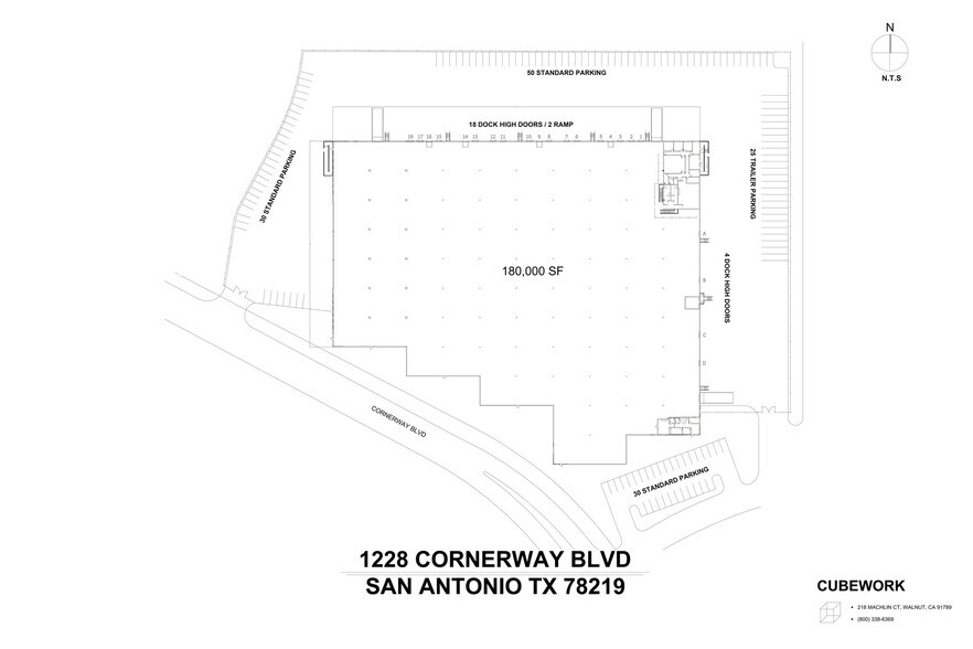 More Photos Of 1228 Cornerway Blvd, San Antonio Warehouse For Lease