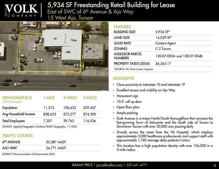 More Photos Of 15 W Ajo Way, Tucson Freestanding For Lease