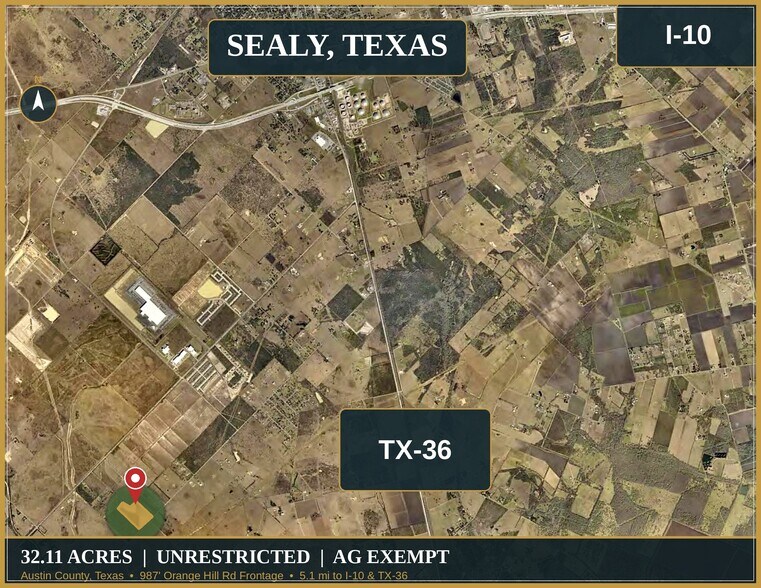 Primary Photo Of 3346 Orange Hill Rd, Sealy Land For Sale