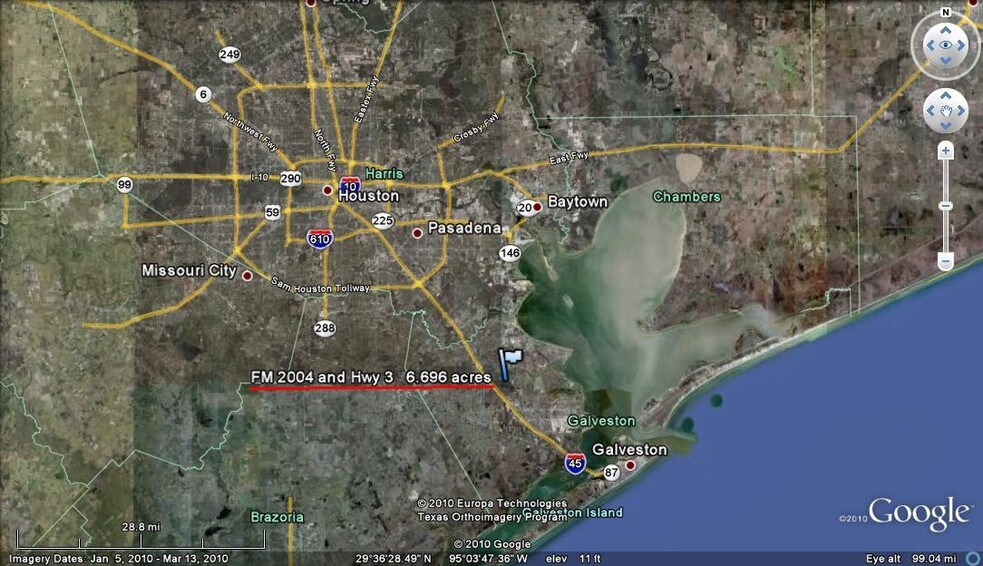 More Photos Of HWY 3 & FM 2004, Texas City Land For Sale