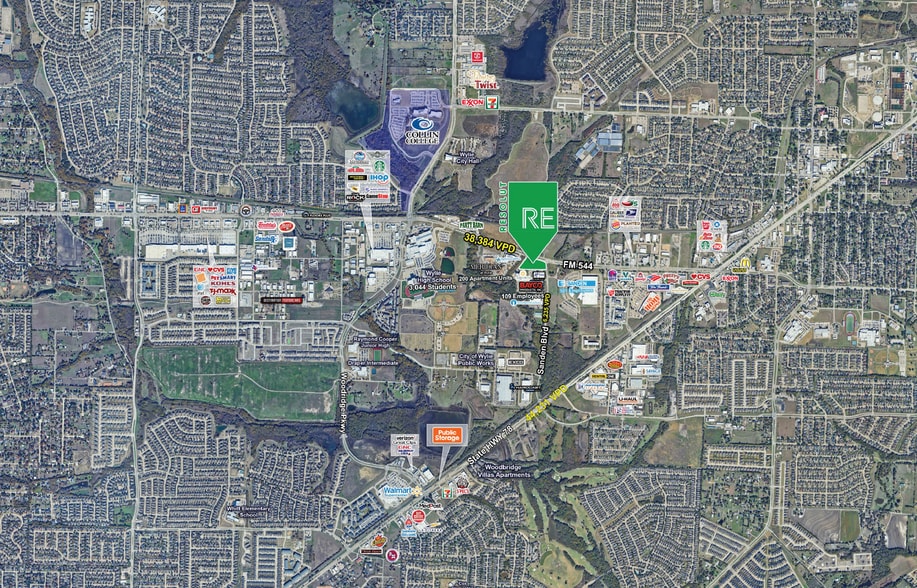 More Photos Of 544 E SWQ of FM 544 and Sanden Blvd., Wylie Land For Lease