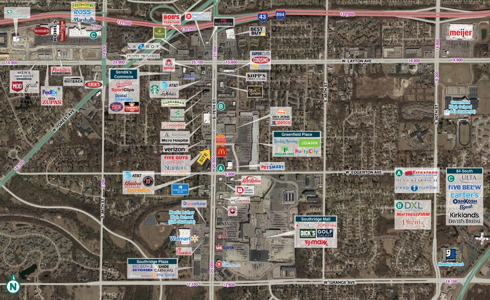 More Photos Of 5007 S 76th St, Greenfield Freestanding For Lease