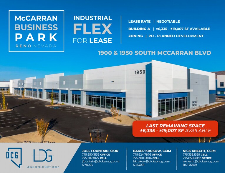 Primary Photo Of 1950 S McCarran Blvd, Reno Industrial For Lease