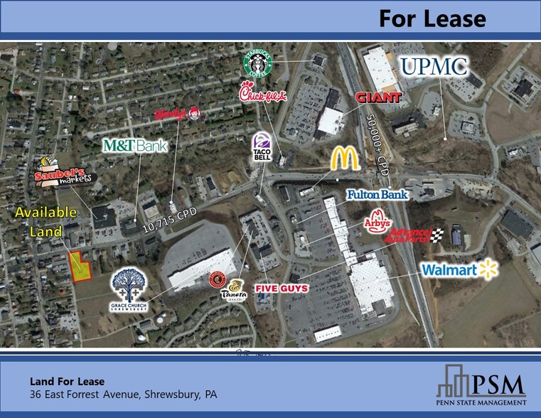 Primary Photo Of 36 E Forrest Ave, Shrewsbury Land For Lease