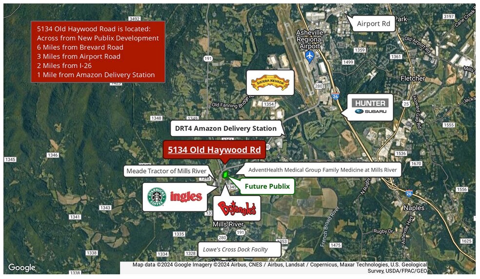 More Photos Of 5134 Old Haywood Rd, Mills River Flex For Lease