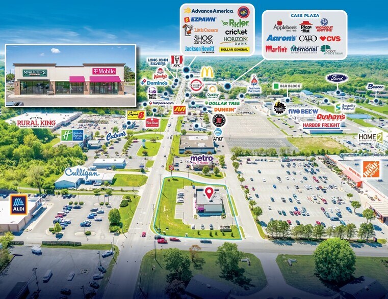 Primary Photo Of 4124 E Market St, Logansport Freestanding For Sale