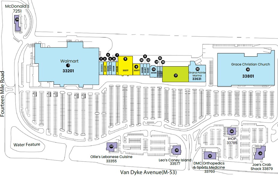 Primary Photo Of 33233-33461 Van Dyke Ave, Sterling Heights Unknown For Lease