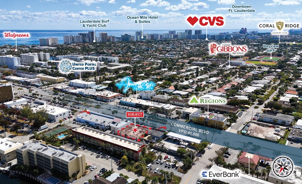 More Photos Of 2633 E Commercial Blvd, Fort Lauderdale Storefront For Lease