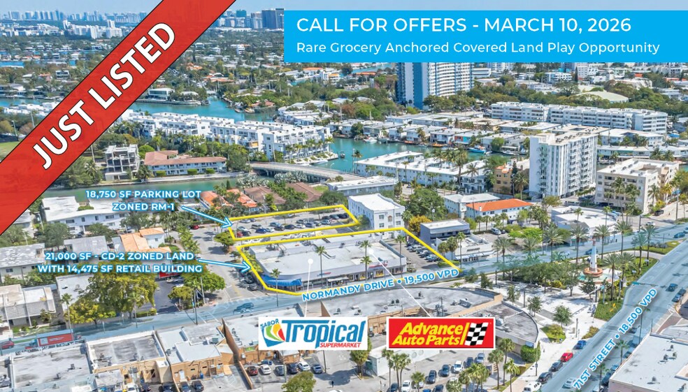 Primary Photo Of 969 Normandy Dr, Miami Beach Storefront For Sale