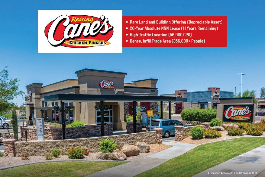 Primary Photo Of 1930 S Greenfield Rd, Mesa Fast Food For Sale