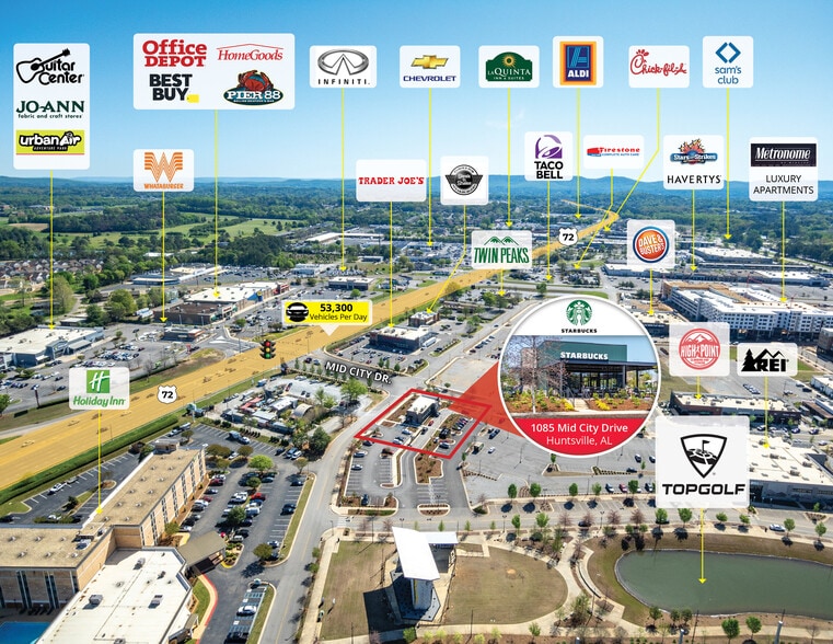 More Photos Of 1085 Mid City Dr NW, Huntsville Freestanding For Sale