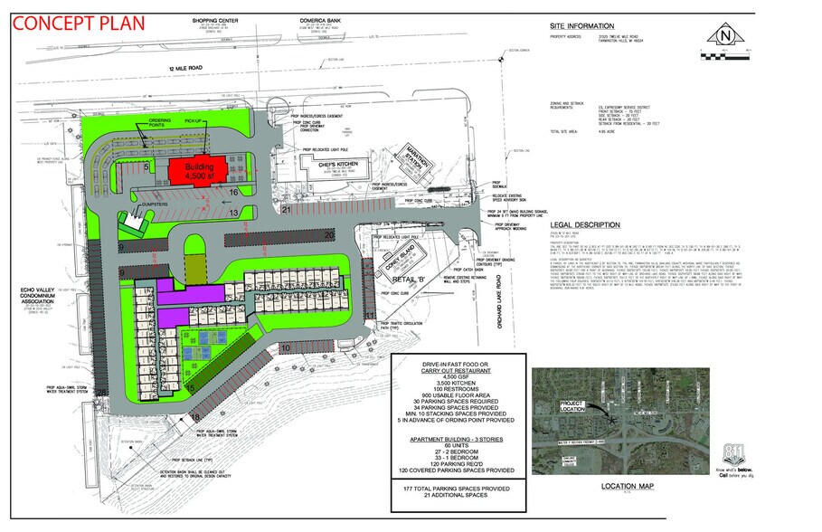 More Photos Of 31525 W 12 Mile Rd, Farmington Hills Land For Lease