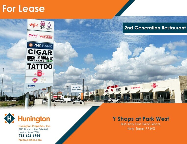 Primary Photo Of 806 Katy Fort Bend Rd, Katy Storefront For Lease