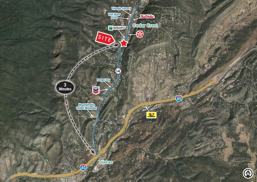 More Photos Of 12126 N Hwy 14, Cedar Crest Office For Sale