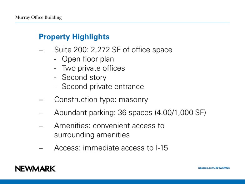 More Photos Of 291 W 5400 S, Murray Office For Lease