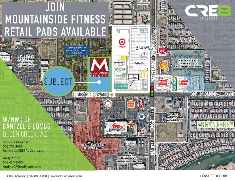 Primary Photo Of W/NWC Gantzel & Combs, Queen Creek Land For Lease