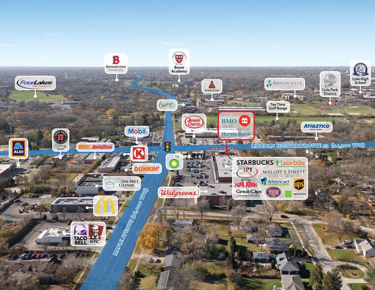 1050 Maple Ave, Lisle, IL 60532 Freestanding For Sale