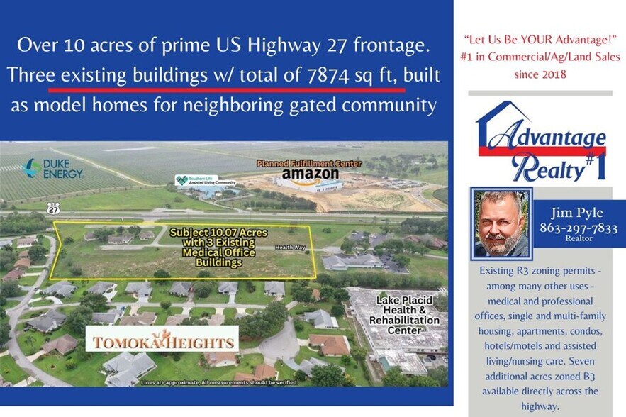 Primary Photo Of 1346 US 27 N, Lake Placid Land For Sale