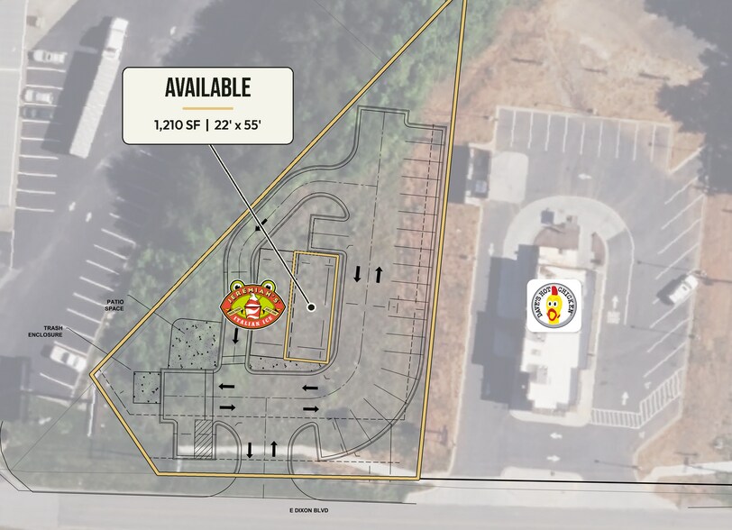 More Photos Of 1245 E Dixon Blvd, Shelby General Retail For Lease