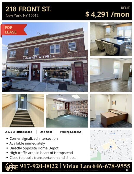 More Photos Of 210-218 Front St, Hempstead Warehouse For Lease
