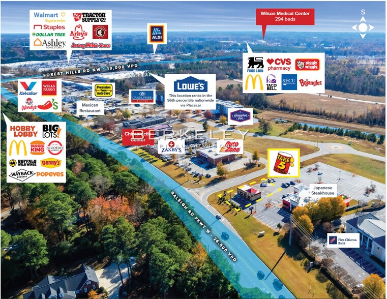 More Photos Of 3101 Raleigh Road Pky W, Wilson General Retail For Sale