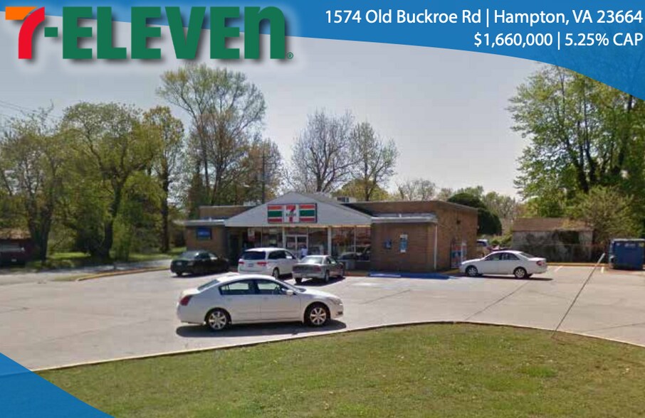 Primary Photo Of 1574 Old Buckroe Rd, Hampton Convenience Store For Sale