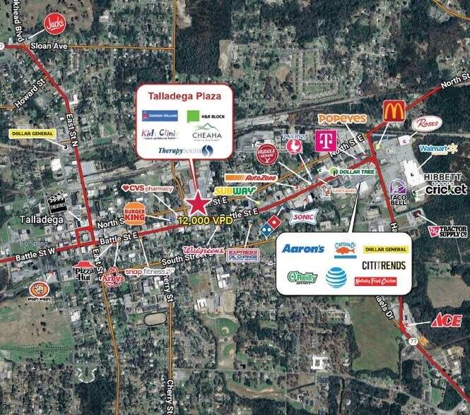 More Photos Of 111-115 Stephen J White Memorial Blvd, Talladega Unknown For Lease