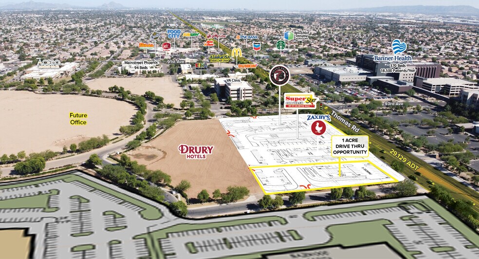 More Photos Of 9304 W Thomas Rd, Phoenix Land For Lease